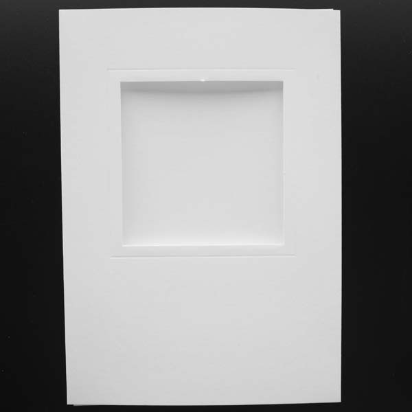 A6 CARDS SQUARE APERTURE PK 5 WHITE