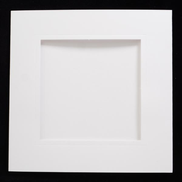 TRIPLE FOLD LARGE SQUARE CARDS/ENVS X 5 WHITE