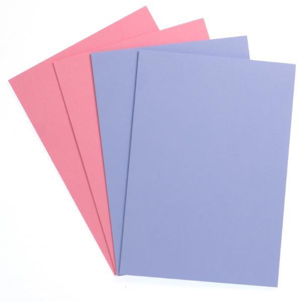 10.5CM X 15.5CM PLAIN CARDS/ENV X 50 PASTELS