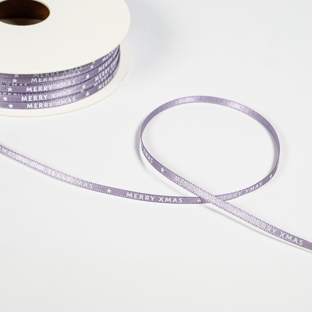3MM PRINTED SMALL XMAS 50M 32 LILAC