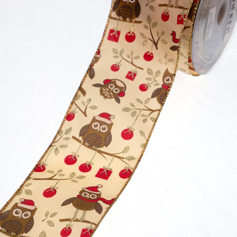 XMAS OWLS WE 60MM X 10M 80