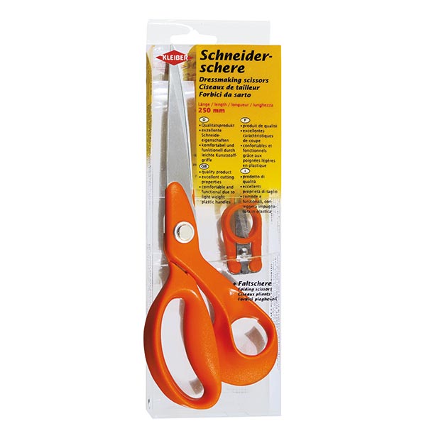 2PC SET OF 10" 250MM AND FOLDING SCISSORS SC92045