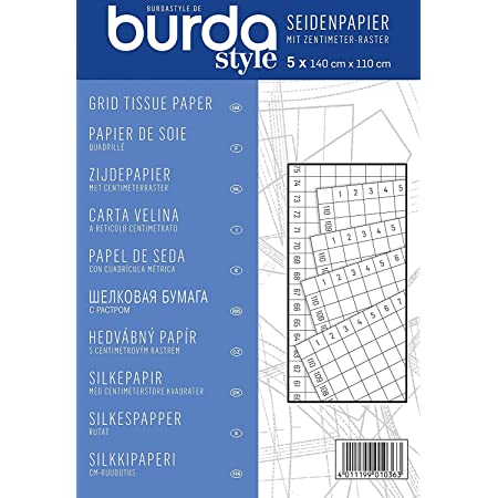BURDA GRID TISSUE PAPER 5 SHEET