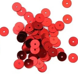 FLAT SEQUINS 6MM 4545