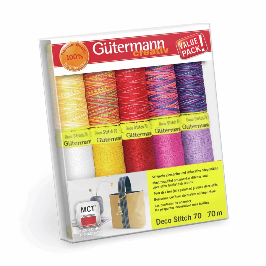 SEWING THREAD SET DECO STITCH NO. 70 1