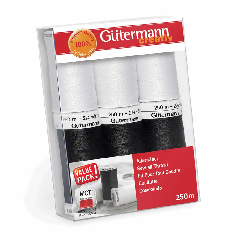 THREAD SET SEW ALL 250M 6 REELS 6