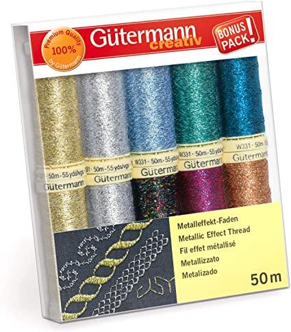 SEWING THREAD SET METALLIC EFFECT 1