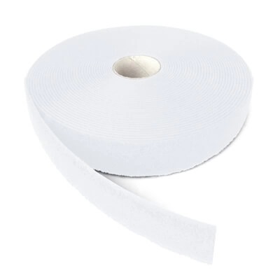 50MM SEW-IN SINGLE SIDE WHITE LOOP 25M