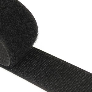 100MM SEW-IN SINGLE SIDE BLACK LOOP 25M