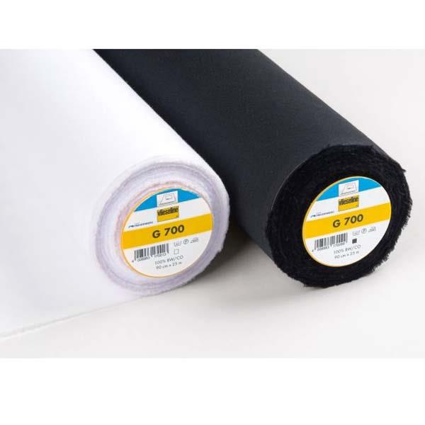 G700 WOVEN COTTON IRON-ON WHITE WHITE