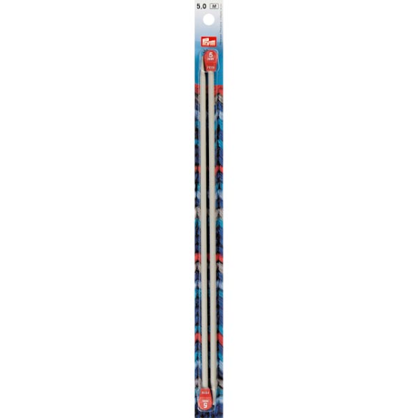 30CM ALUM KNIT PINS 5.00MM 191456
