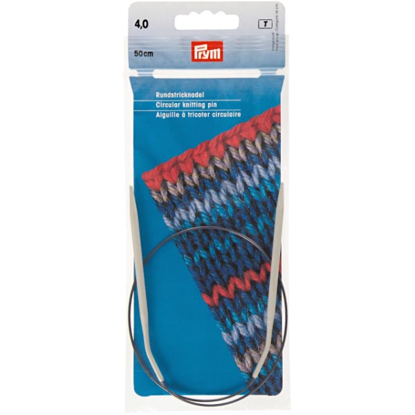 CIRCULAR KNITTING PINS ALU 50CM 4.00MM 211261