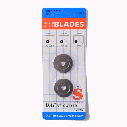 DAFA 28MM REPLACEMENT STRAIGHT BLADE X2