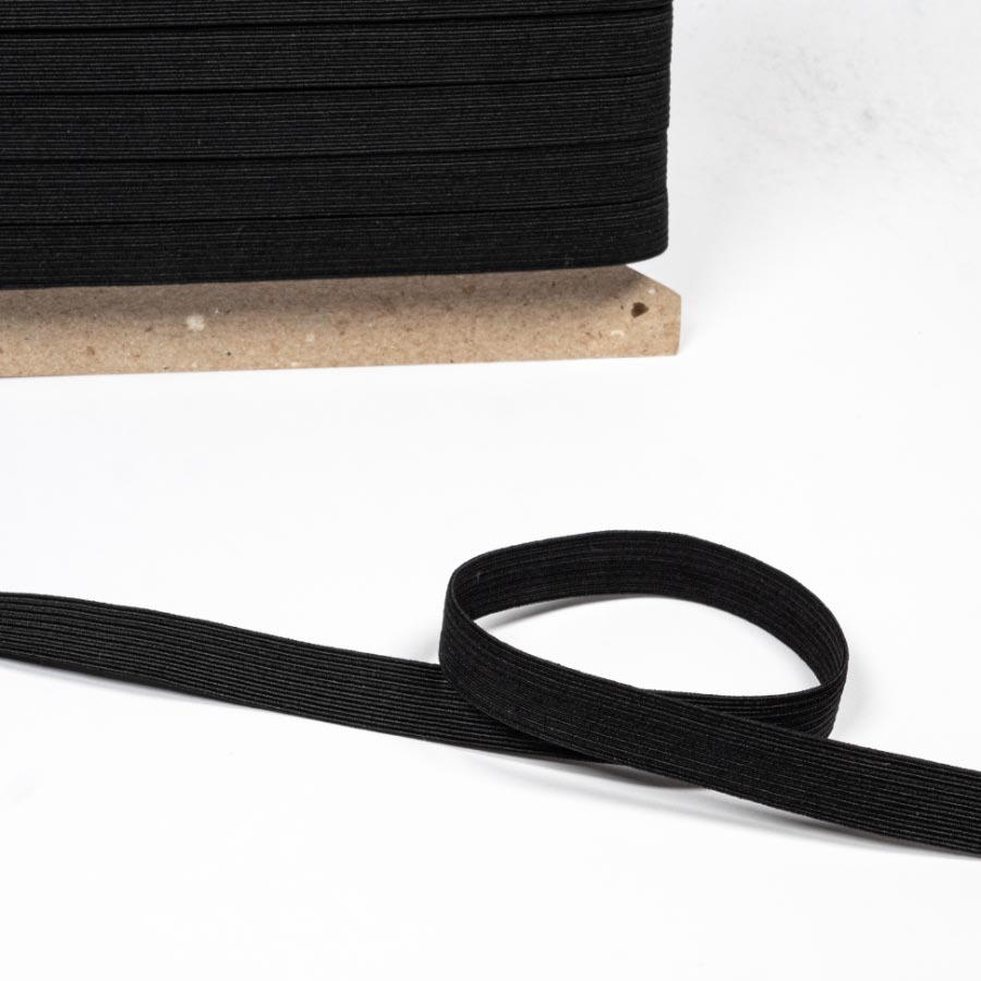 12MM /14CORD BLACK BOILPROOF ELASTIC 50M