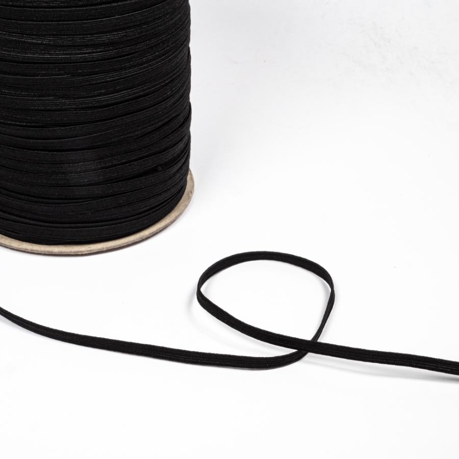 6cord Polyprop Elastic Black 250m