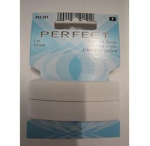 STANDARD ELASTIC WHITE 12MM X 3M 912351