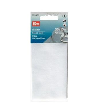 REPAIR SHEET PES IRON-ON 12 X 45CM WHITE 929451