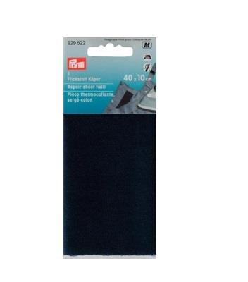 REPAIR SHEET TWILL IRON-ON 12 X 45CM BLUE 929522