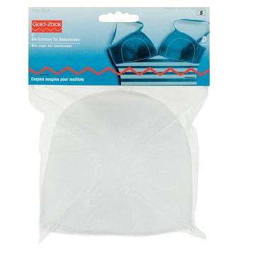 BRA CUPS FOR SWIMWEAR SIZE D WHT 100 % POL 992303