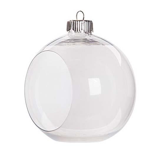 10CM OPEN FRONT BAUBLE