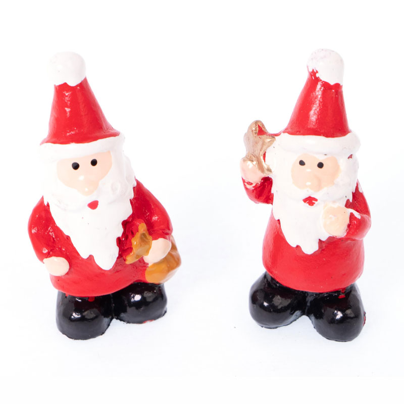 MINIATURE CHRISTMAS FIGURINES 2PCS