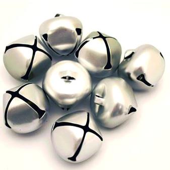 25MM MATT JINGLE BELLS 8PCS