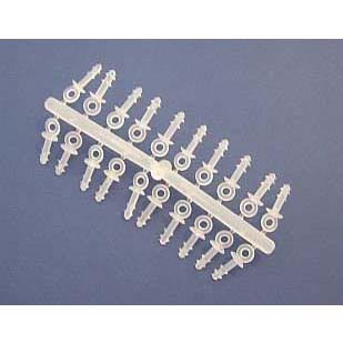 POLY DECO PLASTIC HANGERS 24 PCS X 10 PKS