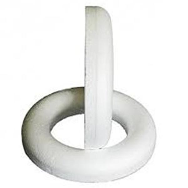 25CM POLYSTYRENE HALF RING PK5