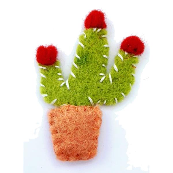 FELT CACTUS 7CM 1PIECE