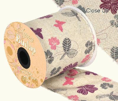 100MM FLORAL BURLAP - 10MTS