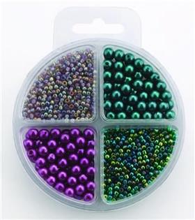 BEAD KIT 2 GLASS & 2 PLASTIC BEADS 2002