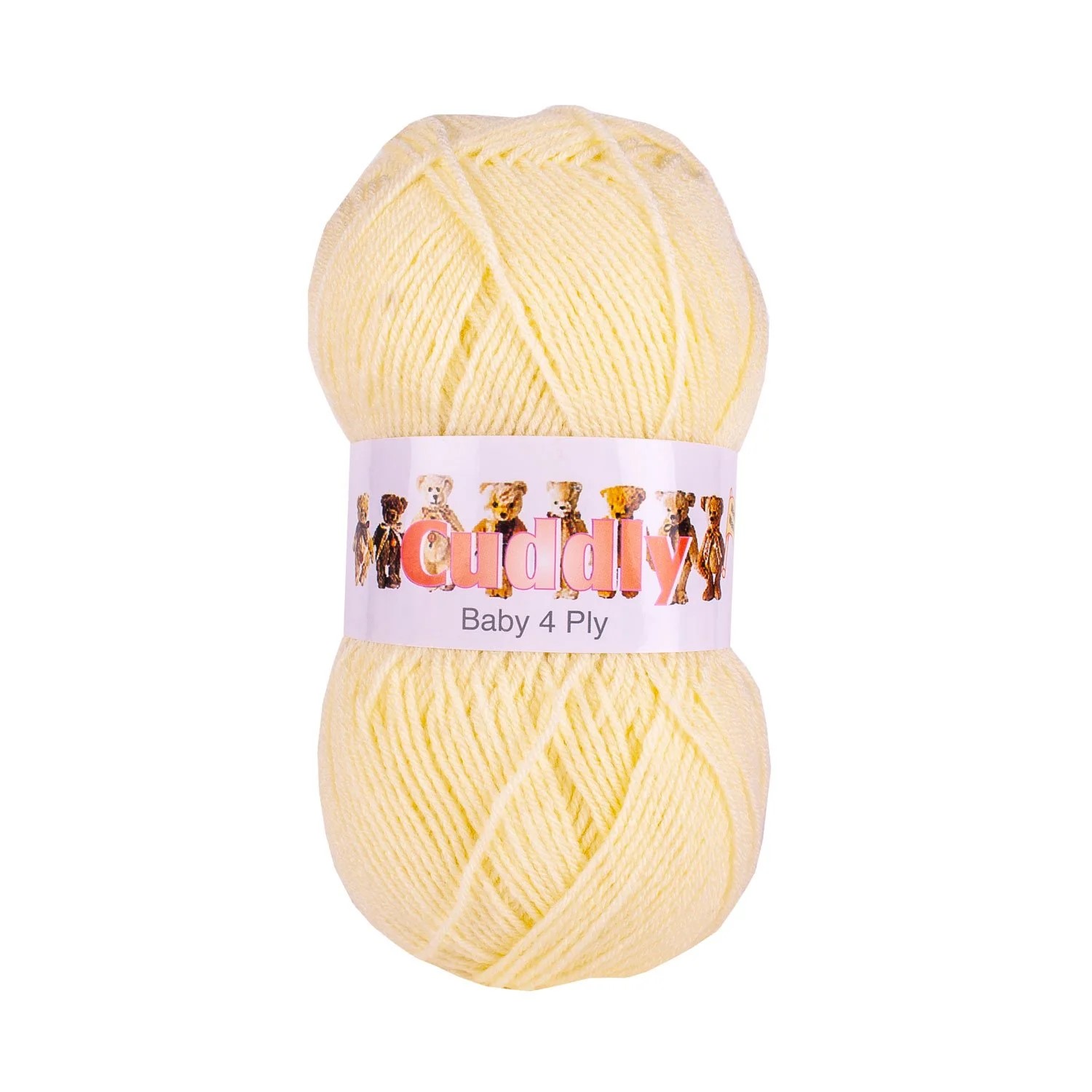 Cuddly 4 Ply 4454 Lemon