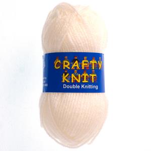 CRAFTY KNIT DK 20X25G (500G) 350 White