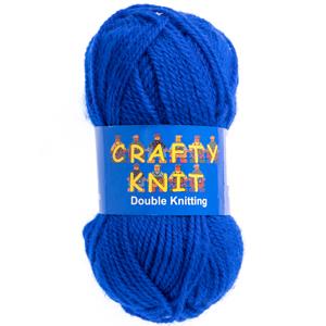 CRAFTY KNIT DK 20X25G (500G) 354 Royal Blue