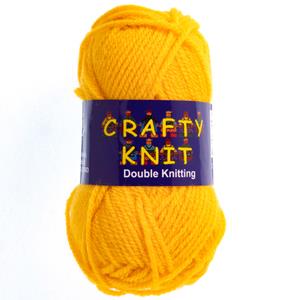 CRAFTY KNIT DK 20X25G (500G) 363 Yellow