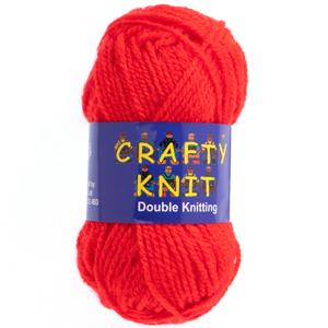 CRAFTY KNIT DK 20X25G (500G) 365 Scarlet