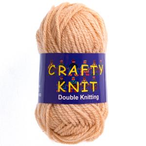 CRAFTY KNIT DK 20X25G (500G) 383 Light Brown