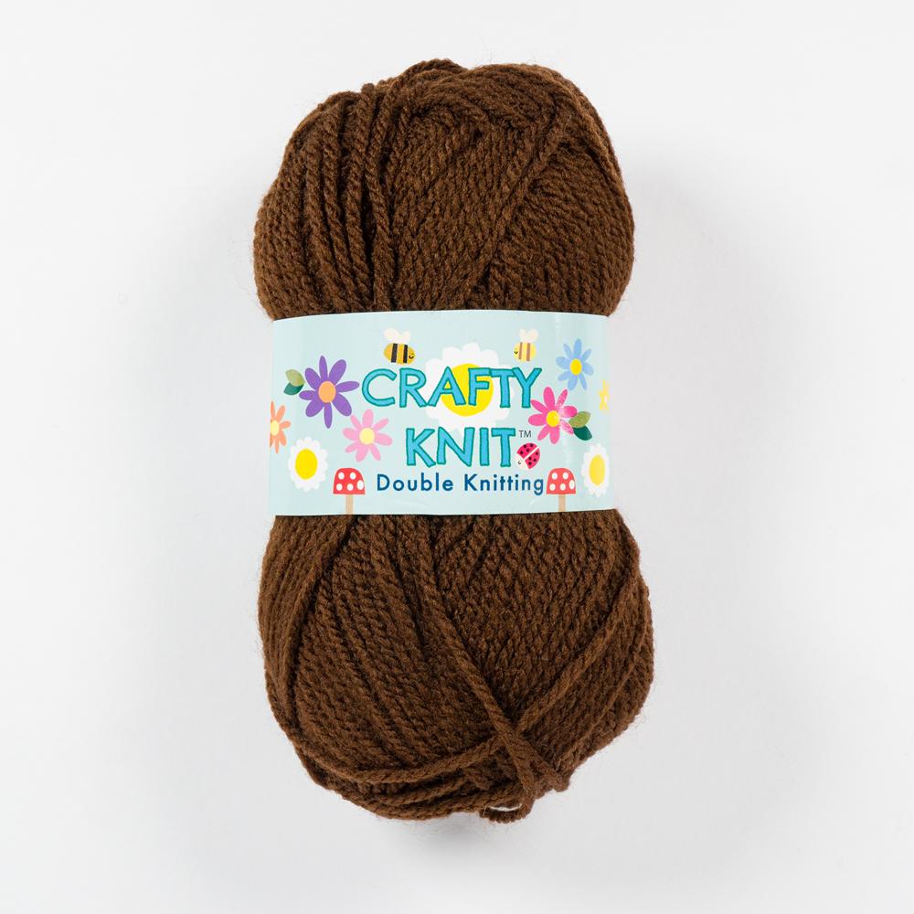 CRAFTY KNIT DK 20X25G (500G) 384 Chocolate