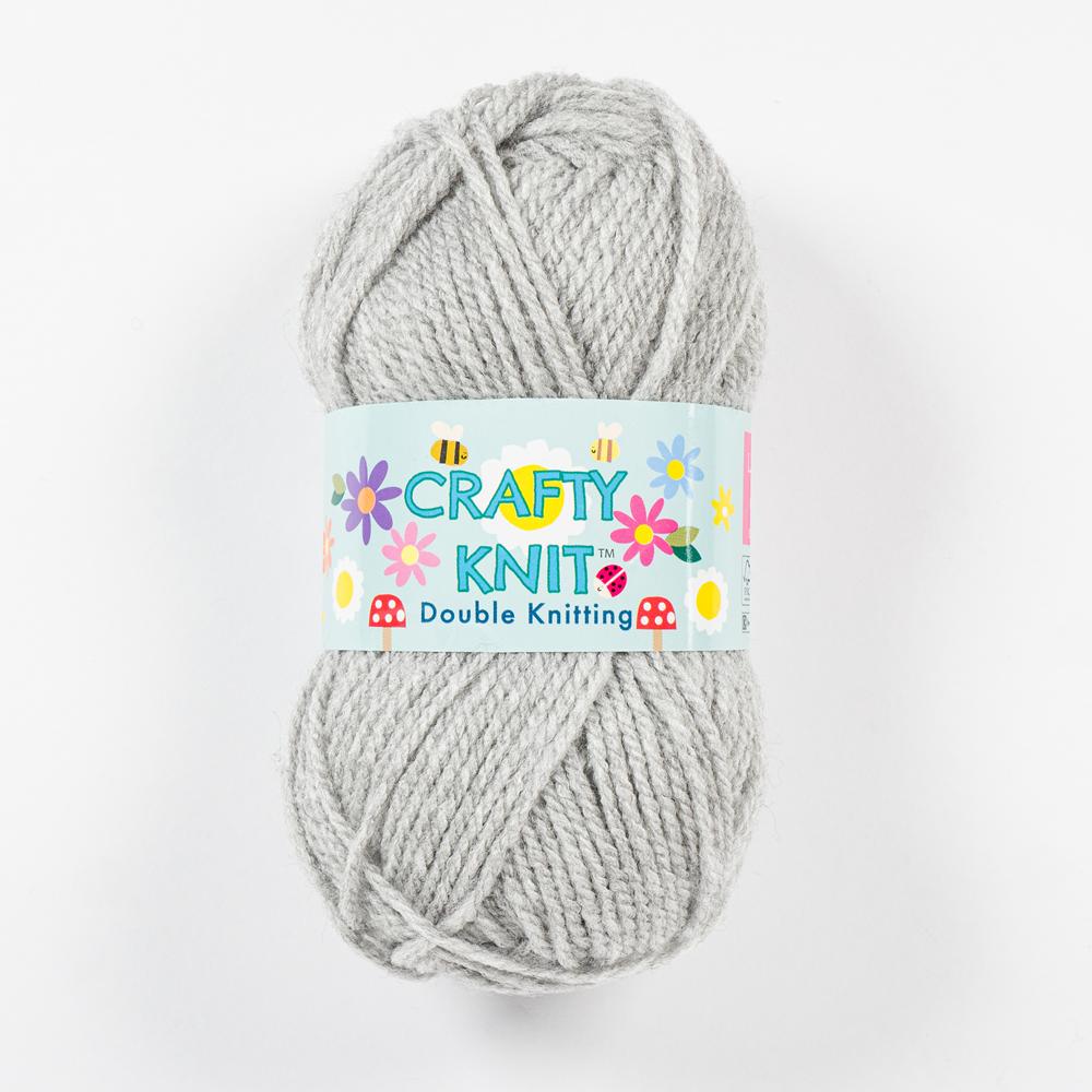 CRAFTY KNIT DK 20X25G (500G) 399 Silver Grey