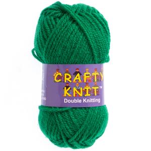 CRAFTY KNIT DK 20X25G (500G) 405 Emerlad