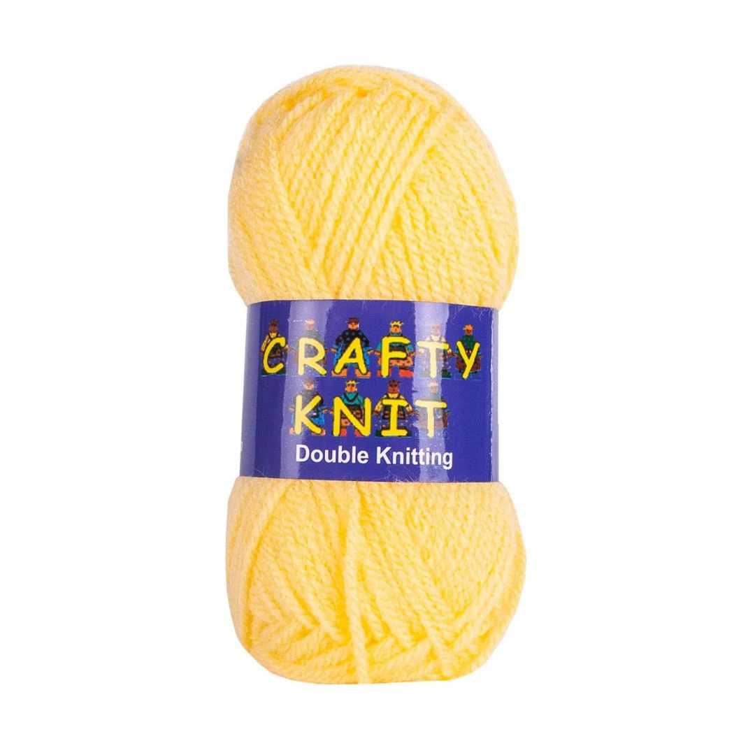 CRAFTY KNIT DK 20X25G (500G) 411 Daffodil