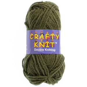 CRAFTY KNIT DK 20X25G (500G) 415 Olive