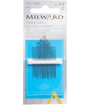 EMBROIDERY NEEDLES NO. 3-9 (CREWEL) 2131109