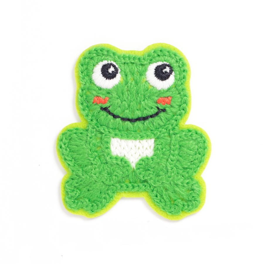 MOTIF CROCHET FROG 2084