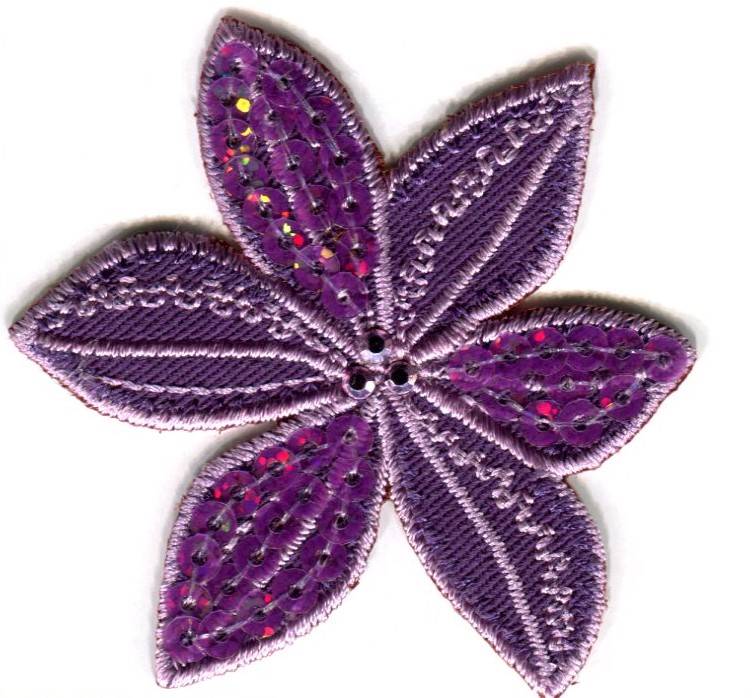 MOTIF PURPLE FLOWER 5002