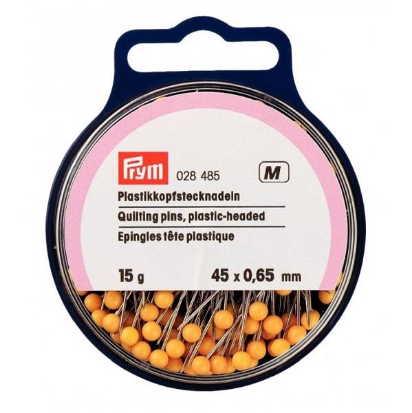 PLAS-HEADED STRAIGHT PINS V2A 0.65X45MM GO 028485