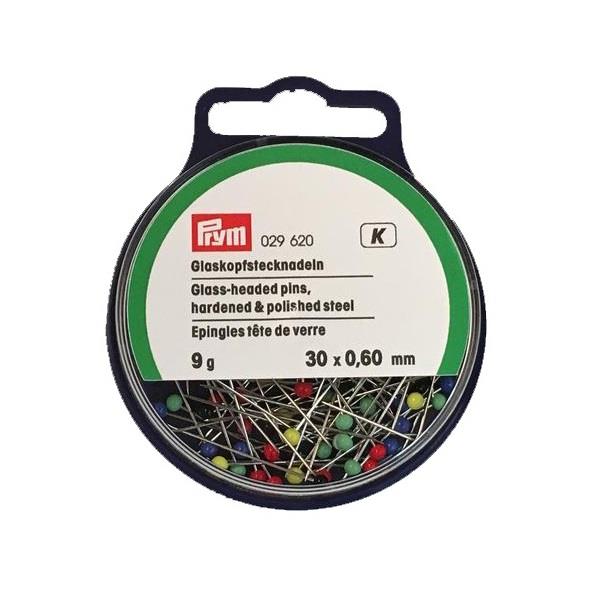GLASS HEAD ASSTD NO. 9 0.60MM X 30MM 029620