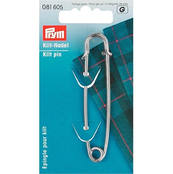 KILT PIN MILD STEEL 76MM SILVER 081605