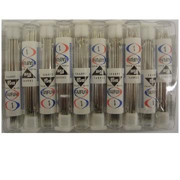 SHARPS NO.1 TAIFUN 1.00X48 MM SILVER 122201