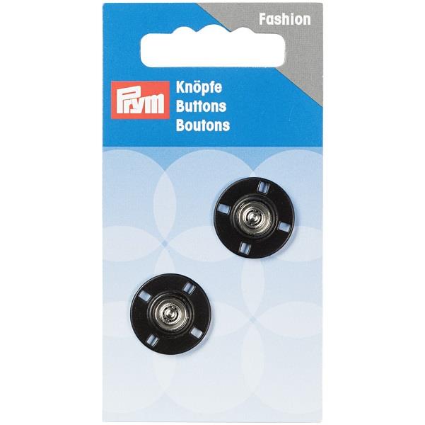 SEW-ON SNAP F'NERS 18MM BLACK 341931